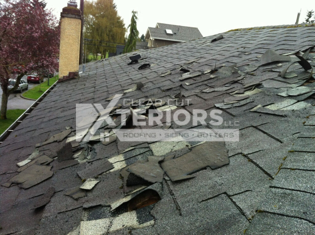 Wind Damage on Roof