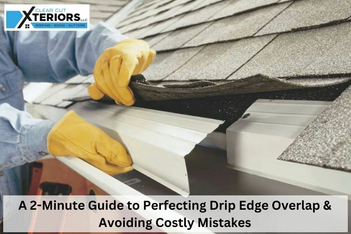 A 2-Minute Guide to Perfecting Drip Edge Overlap &  Avoiding Costly Mistakes
