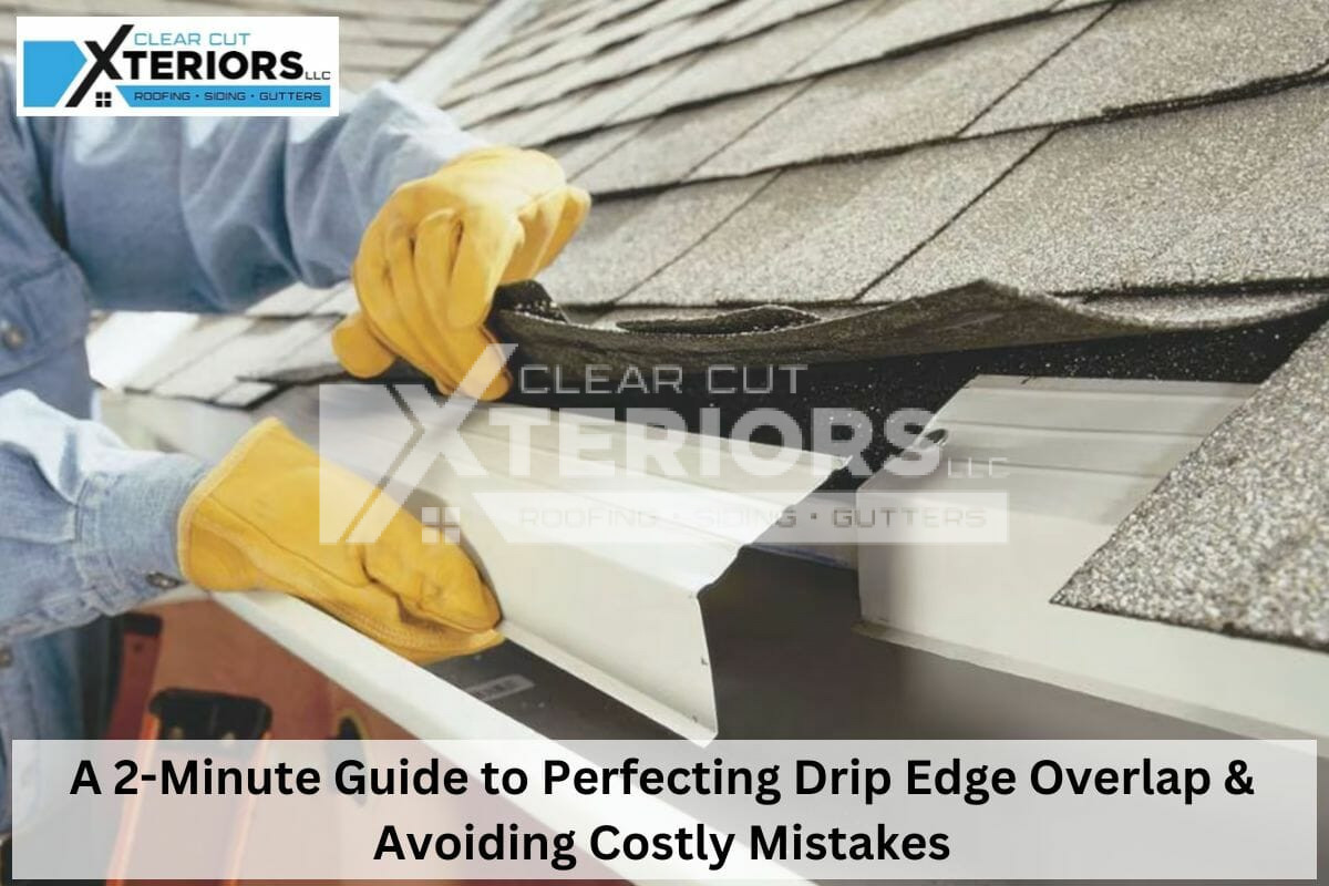 A 2-Minute Guide to Perfecting Drip Edge Overlap &  Avoiding Costly Mistakes