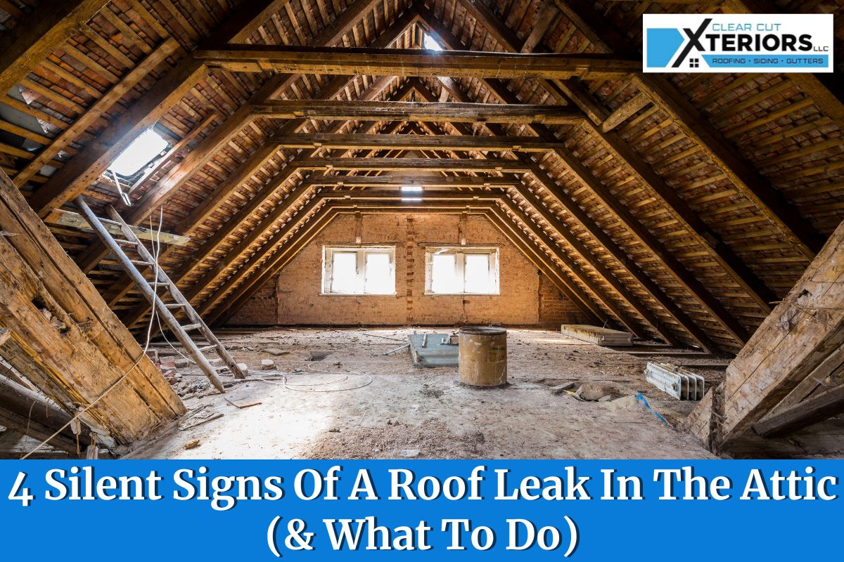 4 Silent Signs Of A Roof Leak In The Attic (& What To Do)