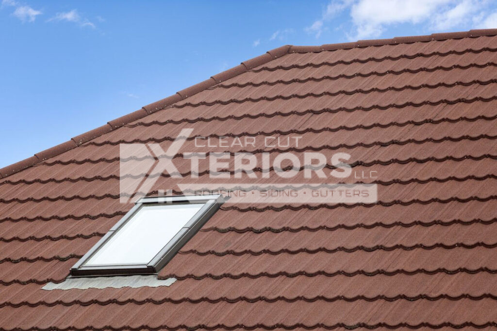 Stone-coated metal roof