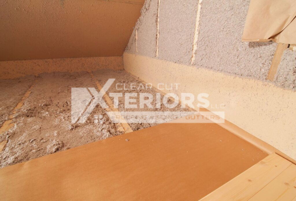 How To Insulate A Garage Roof Cellulose insulation