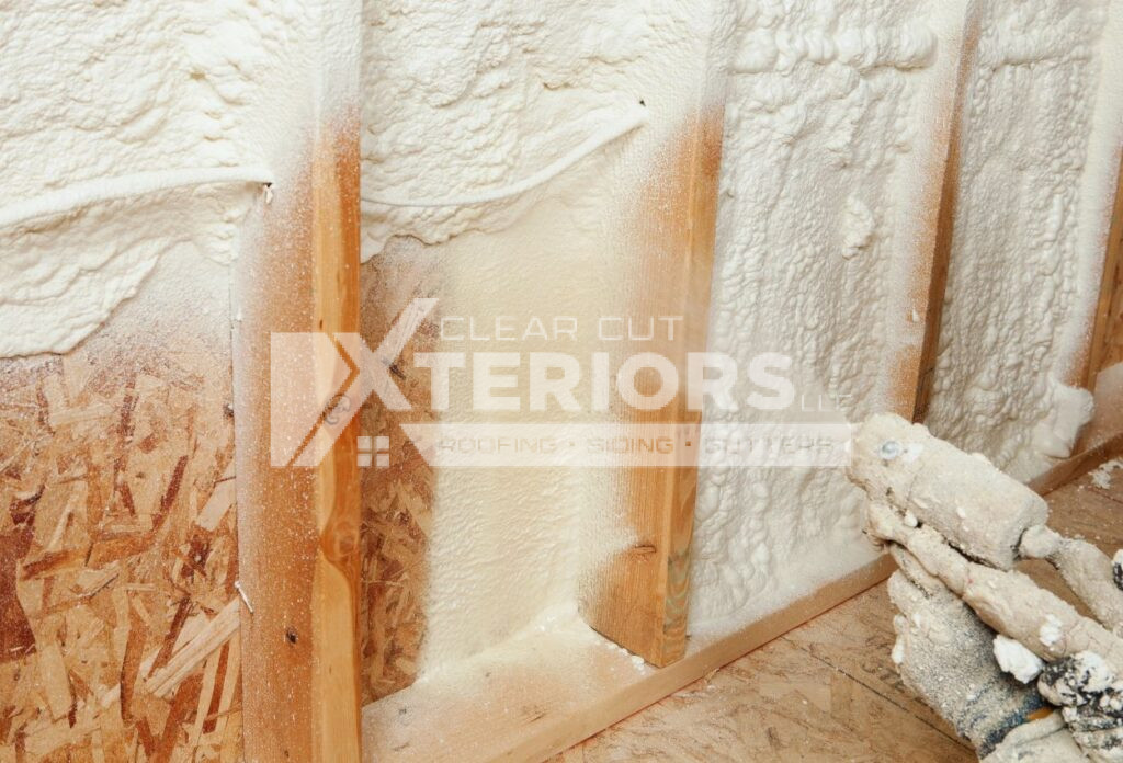 How To Insulate A Garage Roof Spray foam insulation
